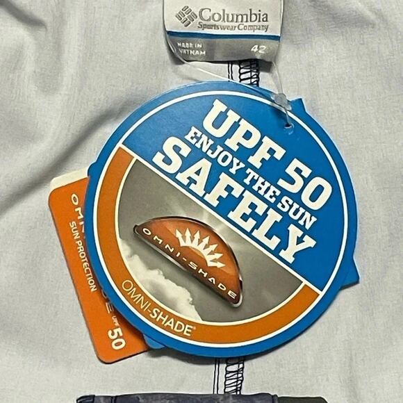 NWT Columbia Men's PFG Offshore ll Board Shorts Swim UPF 50 9" Size 42 Blue - Picture 4 of 7